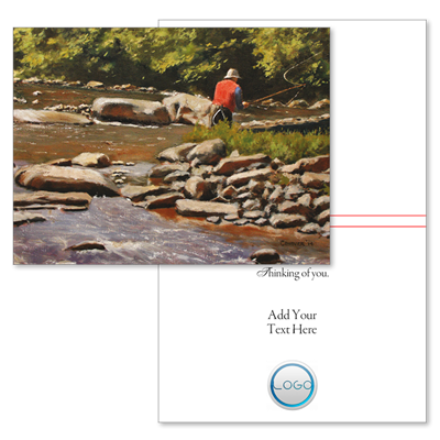 Fishing on the Beaverkill (with Logo/Photo)